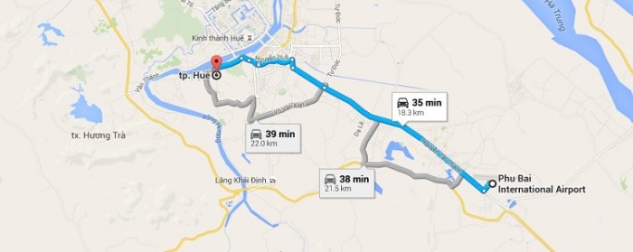 Phu Bai Airport Transfer by Private Car