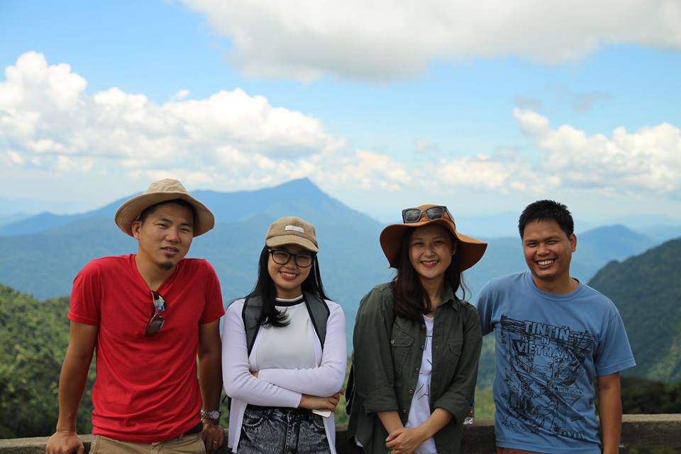Hoian Private Car team at the Bach Ma park