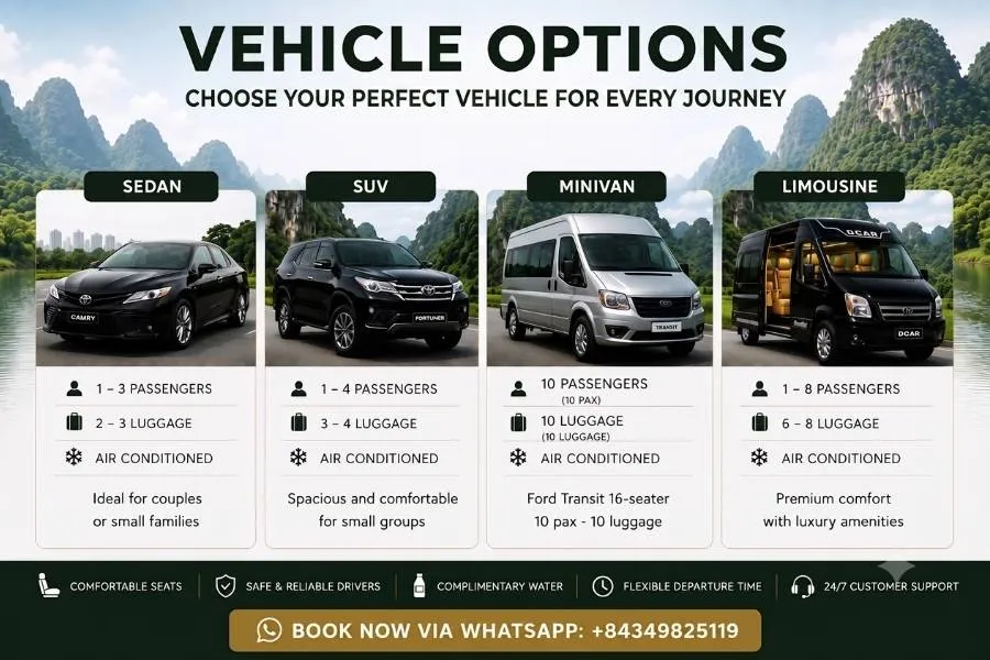 Hanoi to Hai Phong Private Car - Hoi an Private Car